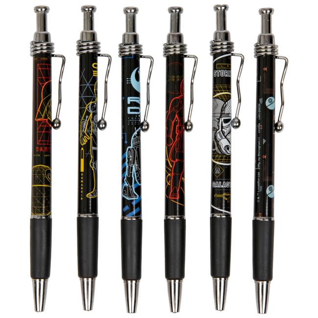 Star Wars 819806 Jazz Pens Pack of 6