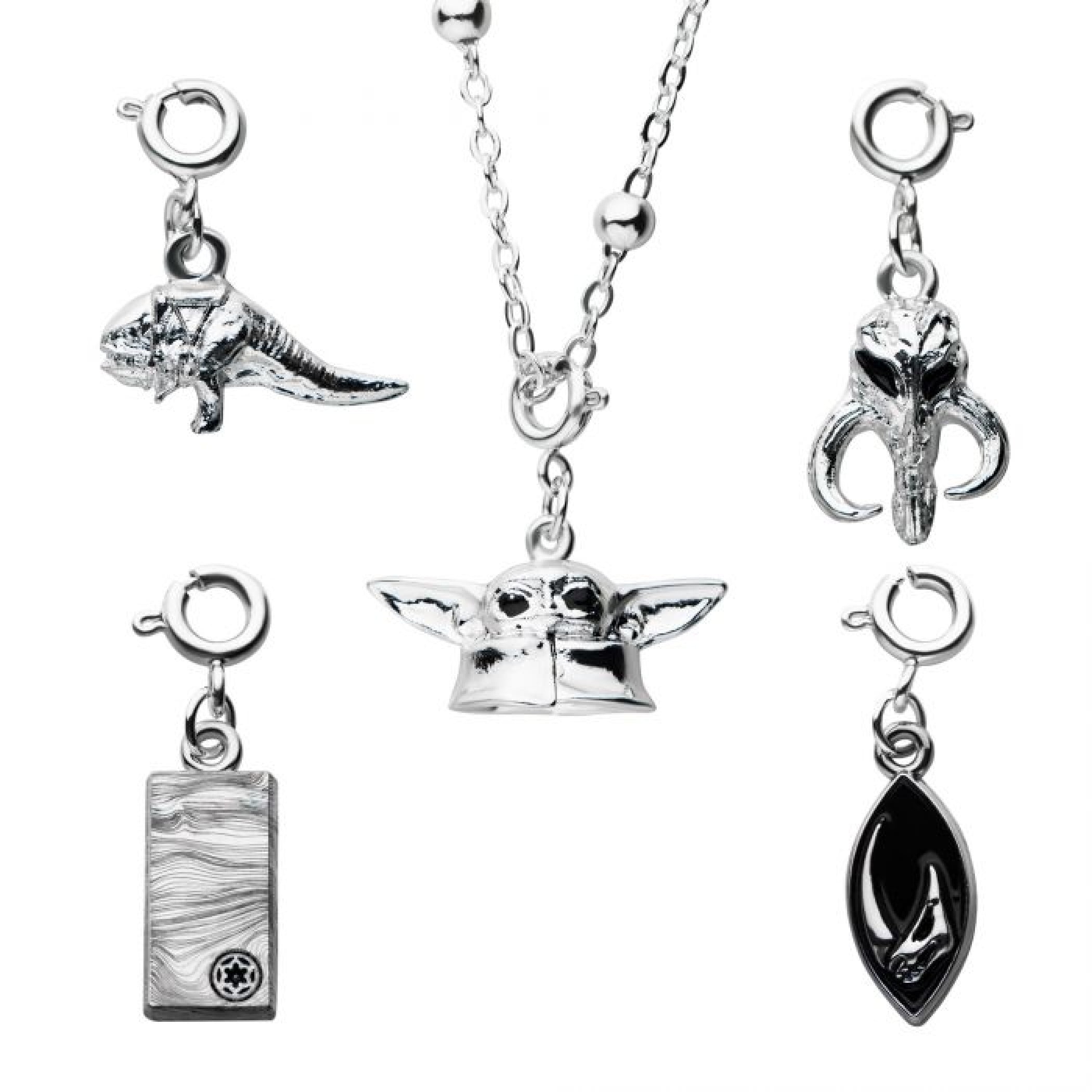 Interchangeable shop charm necklace