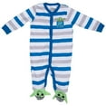 thumbnail image 1 of Star Wars 832047-0-3months Star Wars the Mandalorian Grogu Happy & Cute Novelty Sleep & Play Footed Pajamas - 0-3 Months, 1 of 1