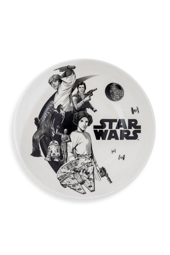 Collage 9-Inch Ceramic Coupe Dinner Bowl