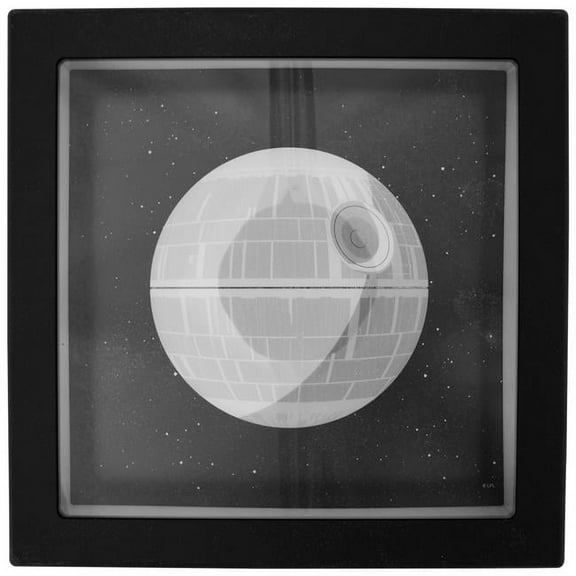 Star Wars Framed Death Star Space Scene Light