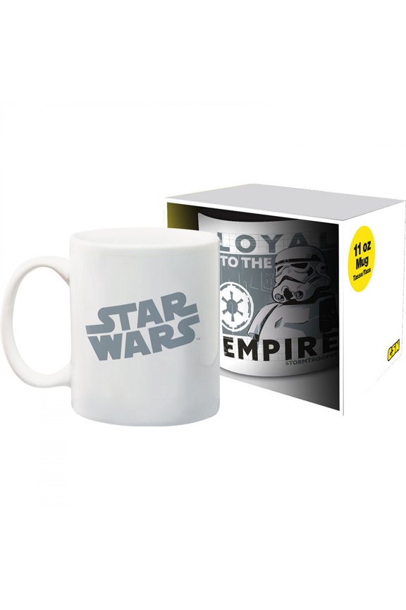 871094 11 oz Star Wars Loyal to The Empire Ceramic Mug, White