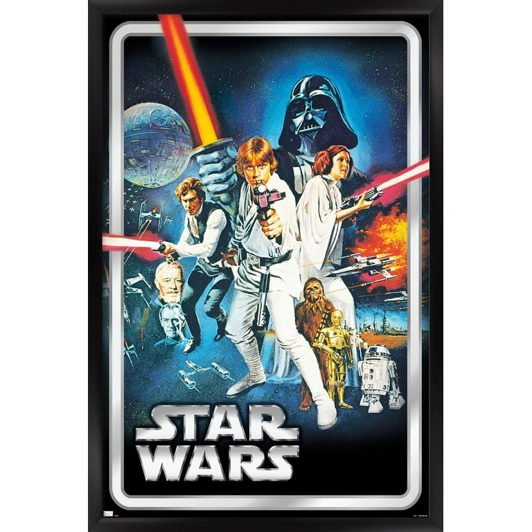 Star Wars: A New Hope - Classic Pose Wall Poster, 14.725