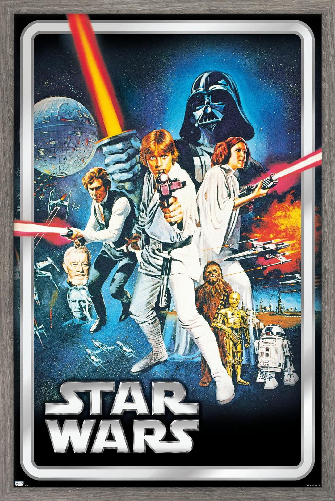 Star Wars: A New Hope - Classic Pose Wall Poster, 22.375