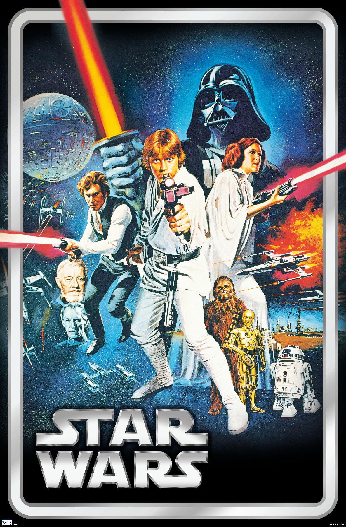 Star Wars: A New Hope - Classic Pose Wall Poster, 14.725