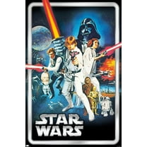Star Wars: A New Hope - Classic Pose Wall Poster, 22.375" x 34"