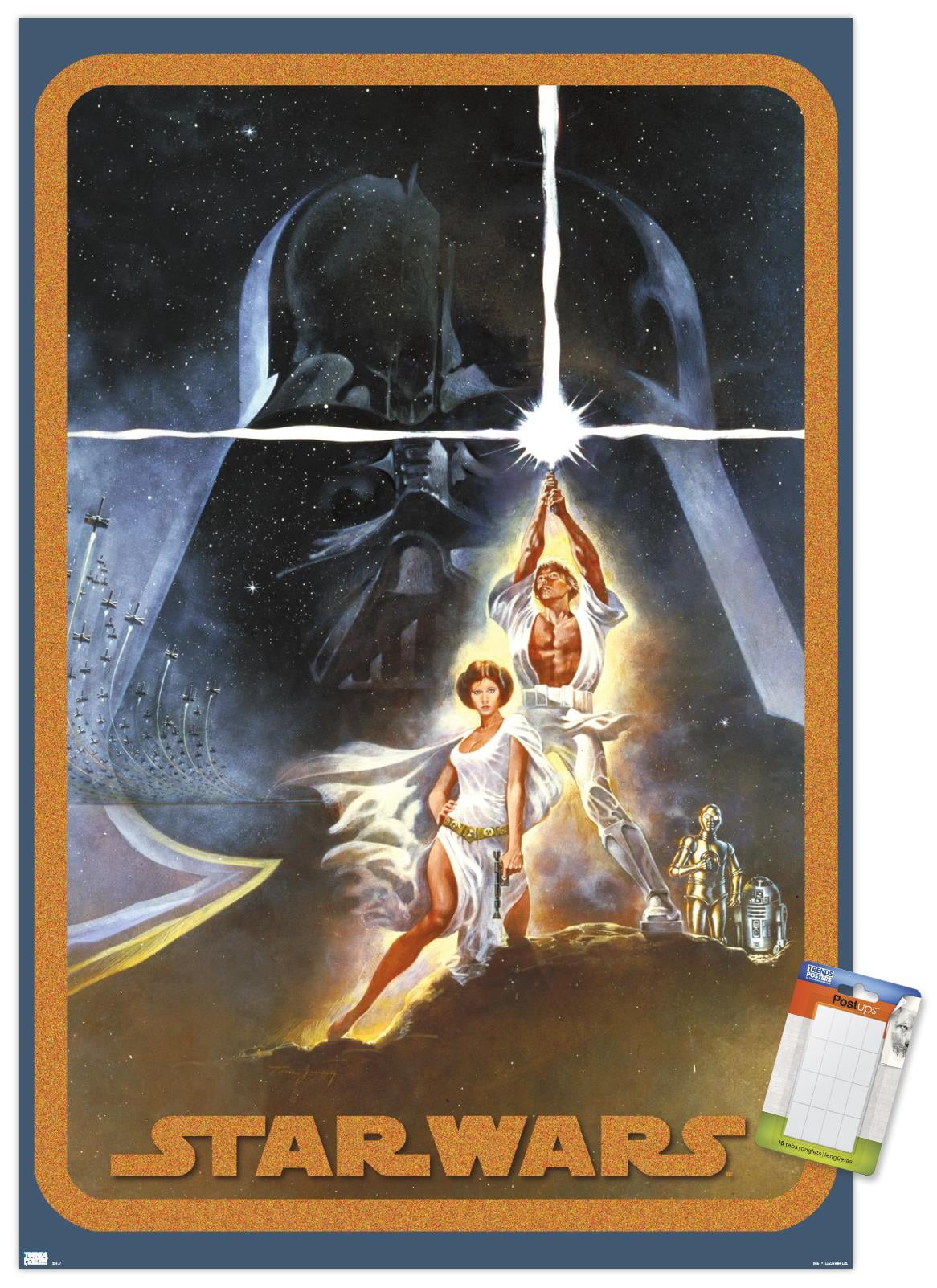 Star Wars: A New Hope - Galaxy Pose Wall Poster, 14.725" x 22.375"