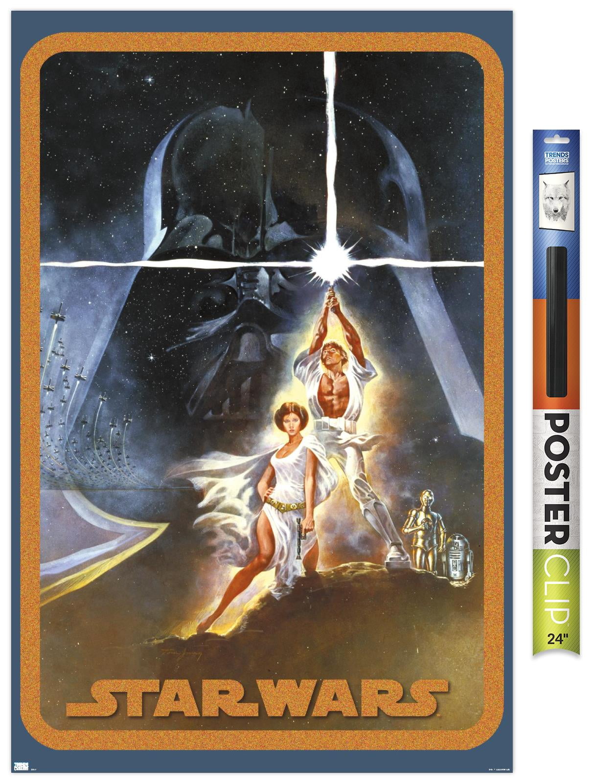 Star Wars: A New Hope - Galaxy Pose Wall Poster, 22.375