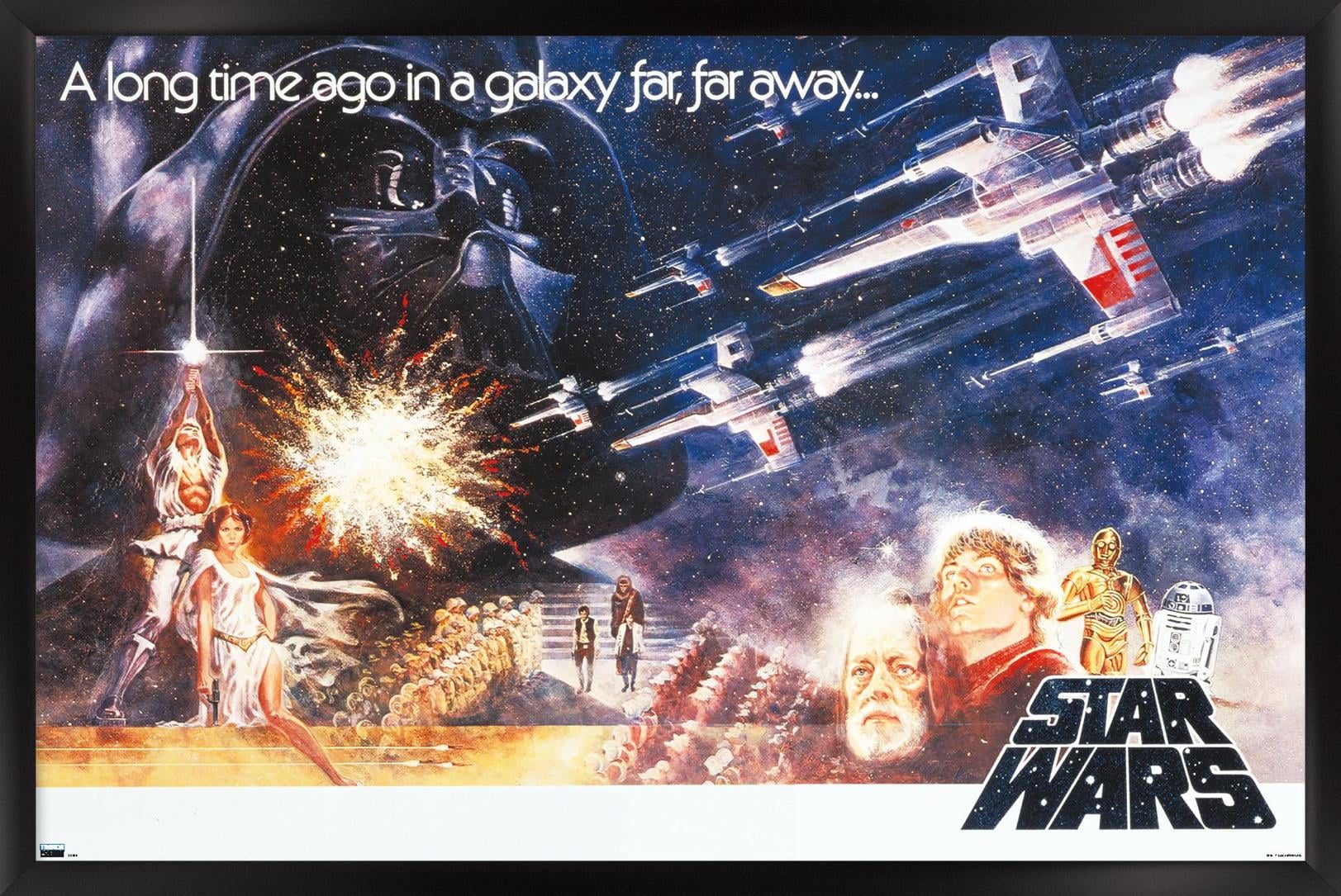 Star Wars: A New Hope - Horizontal One Sheet Wall Poster, 22.375
