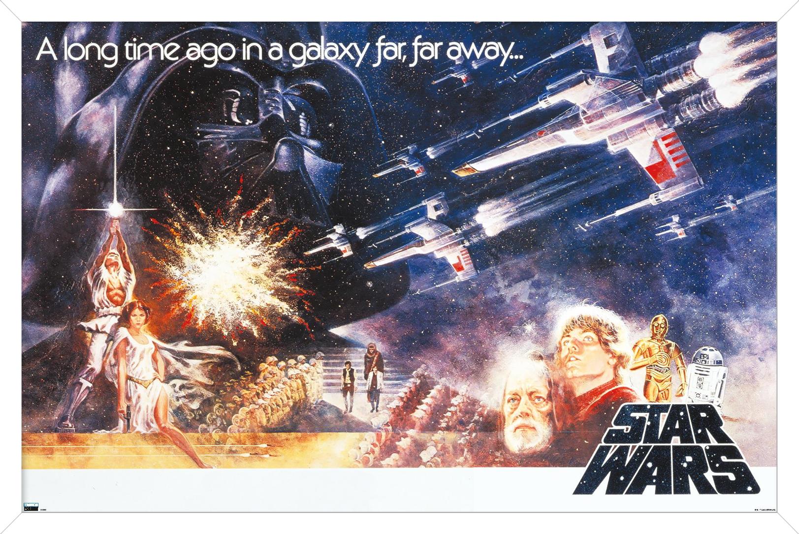 Star Wars: A New Hope - Horizontal One Sheet Wall Poster, 22.375
