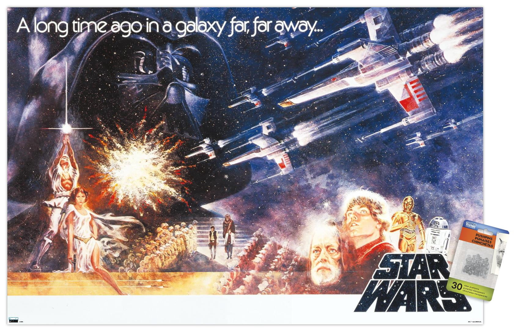 Star Wars: A New Hope - Horizontal One Sheet Wall Poster, 22.375