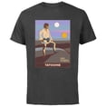 thumbnail image 1 of Star Wars A New Hope Luke Skywalker Tatooine - Short Sleeve Cotton T-Shirt for Adults - Customized-Charcoal, 1 of 5