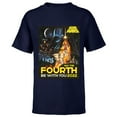 thumbnail image 1 of Star Wars A New Hope May The Fourth Be With You Vintage - Short Sleeve T-Shirt for Kids - Customized-Navy, 1 of 5