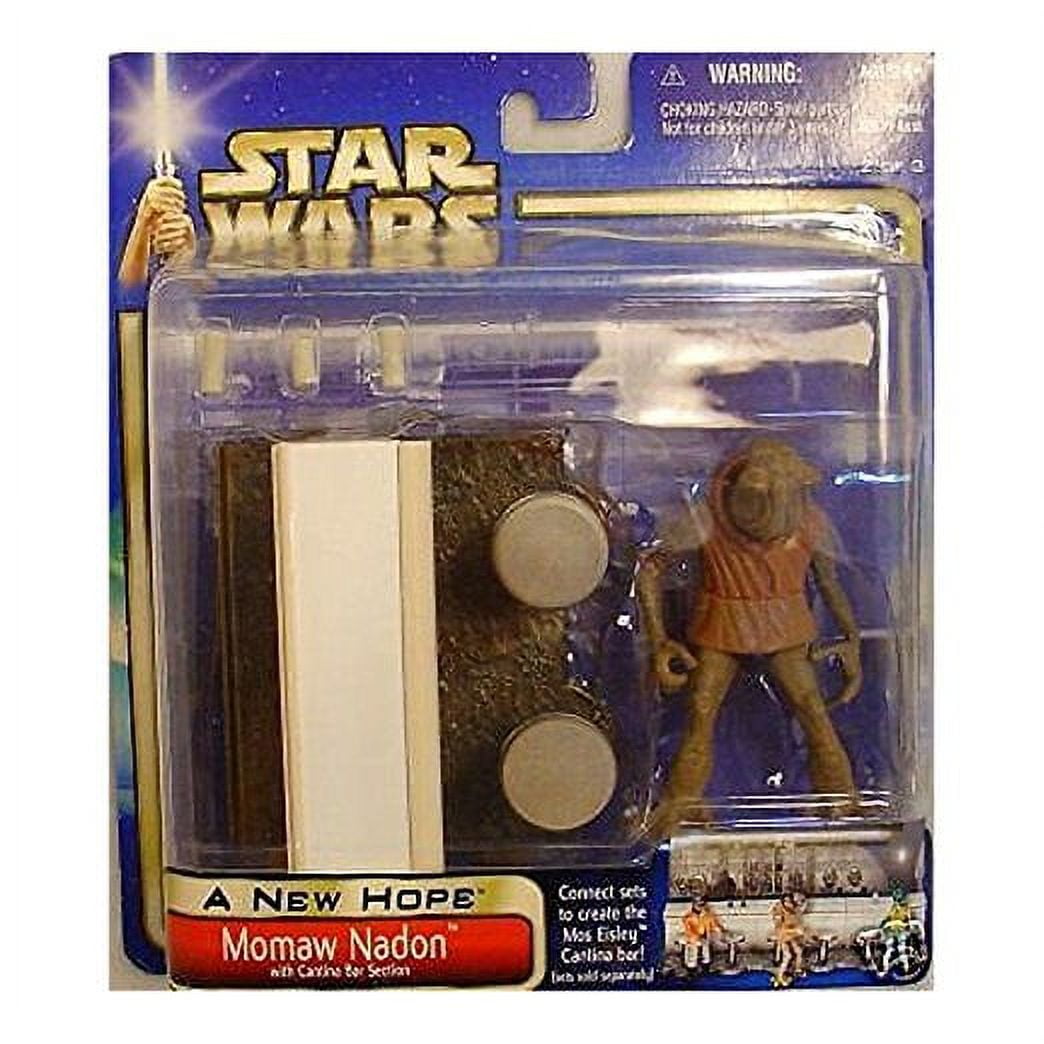 Star Wars - A New Hope Action Figure Set - MOMAW NADON with Cantina Bar  Section (Mint)