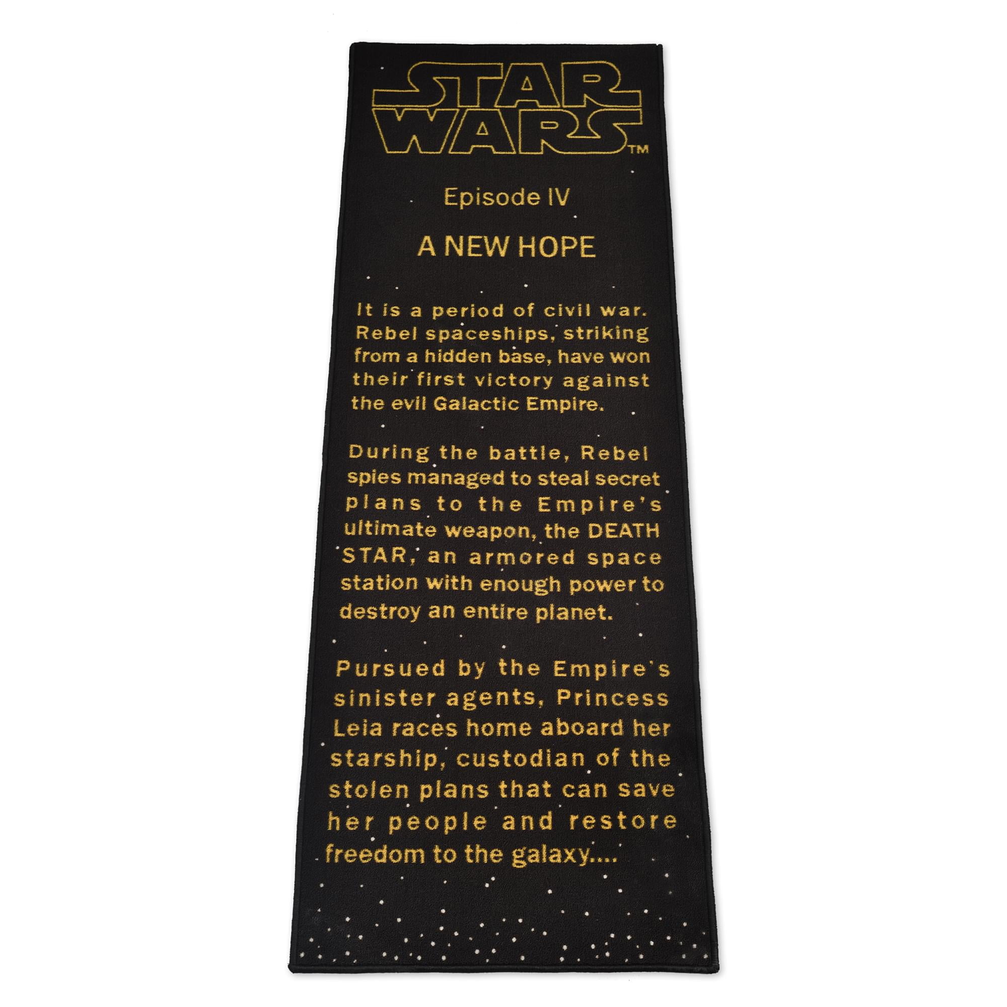 Star Wars: A New Hope Title Crawl Printed Bedroom Carpet Rug | 26