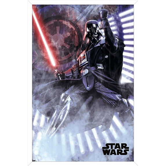 Star Wars: A New Hope - Vader Wall Poster, 22.375" x 34", Framed