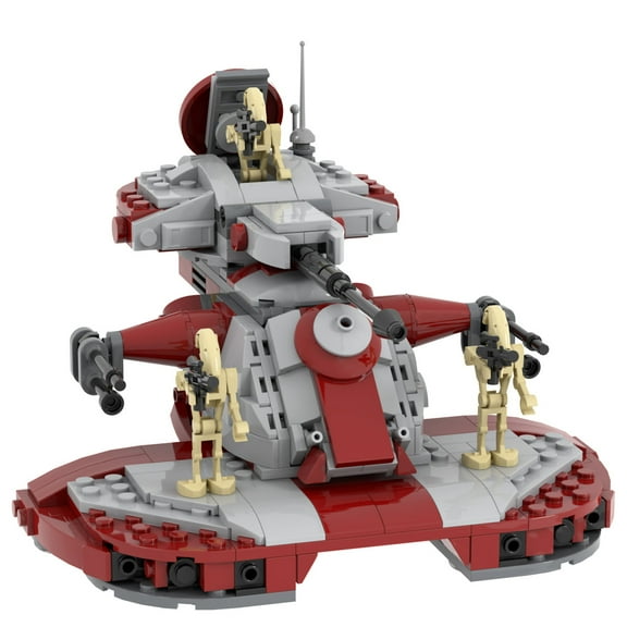 Star Wars AAT Armored Assault Tank Red MOC Building Block Set