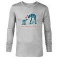 thumbnail image 1 of Star Wars AT-AT Walkers Happy Mother's Day - Long Sleeve T-Shirt for Men - Customized-Athletic Heather, 1 of 5