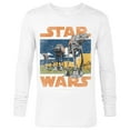 thumbnail image 1 of Star Wars AT-AT Walkers Vintage - Long Sleeve T-Shirt for Men - Customized-White, 1 of 5