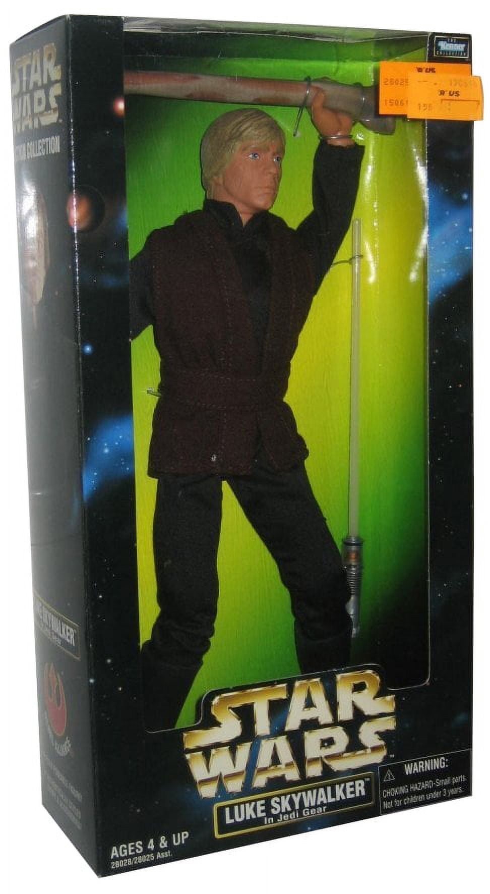 Star Wars Action Collection Luke Skywalker Jedi Gear Glow In Dark  Lightsaber 12 Figure