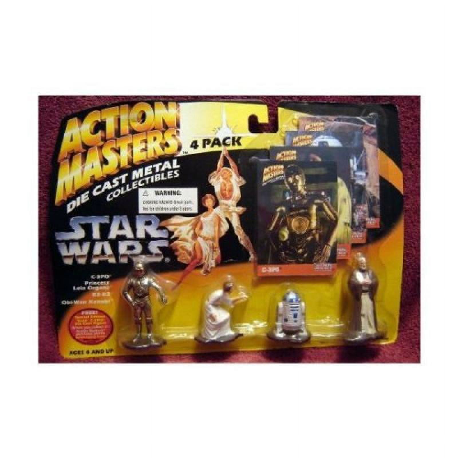 Star Wars Action Masters 4 pack with C3PO R2D2 Leia