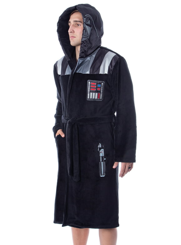 Star Wars Adult Darth Vader Costume Fleece Robe Bathrobe For Men Women