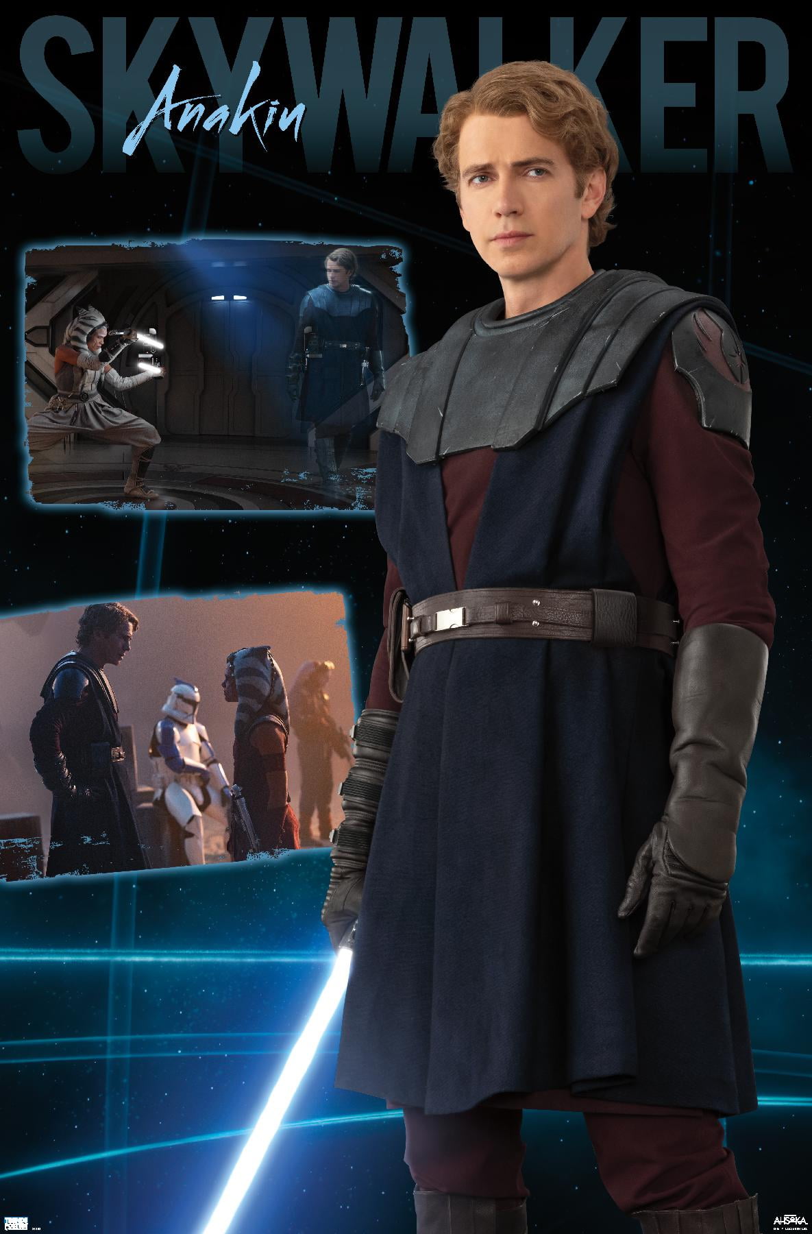 Star Wars: Ahsoka - Anakin Skywalker Wall Poster, 22.375" x 34" - Walmart.com