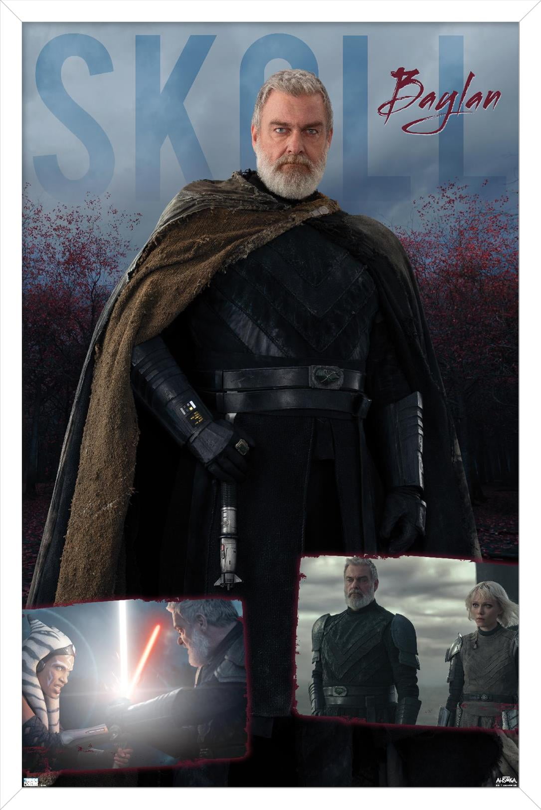 Star Wars Ahsoka Baylan Skoll Wall Poster, 14.725" x 22.375" Framed