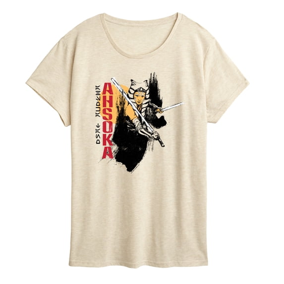 Star Wars - Ahsoka Brush - Women's Short Sleeve Graphic T-Shirt