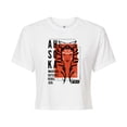 thumbnail image 1 of Star Wars - Ahsoka Collage - Juniors Cropped Graphic T-Shirt, 1 of 4