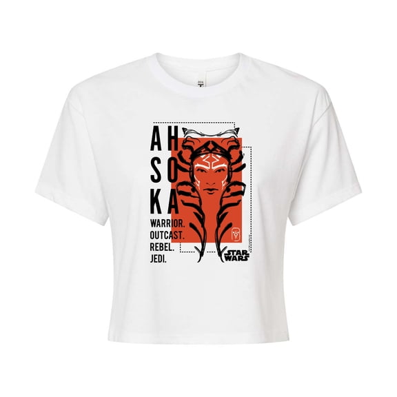 Star Wars - Ahsoka Collage - Juniors Cropped Graphic T-Shirt
