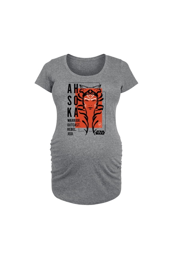 - Ahsoka Collage - Maternity Scoop Neck Graphic T-Shirt