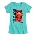 thumbnail image 1 of Star Wars - Ahsoka Collage - Toddler And Youth Girls Fitted Short Sleeve Graphic T-Shirt, 1 of 4