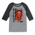 thumbnail image 1 of Star Wars - Ahsoka Collage - Toddler And Youth Raglan, 1 of 4