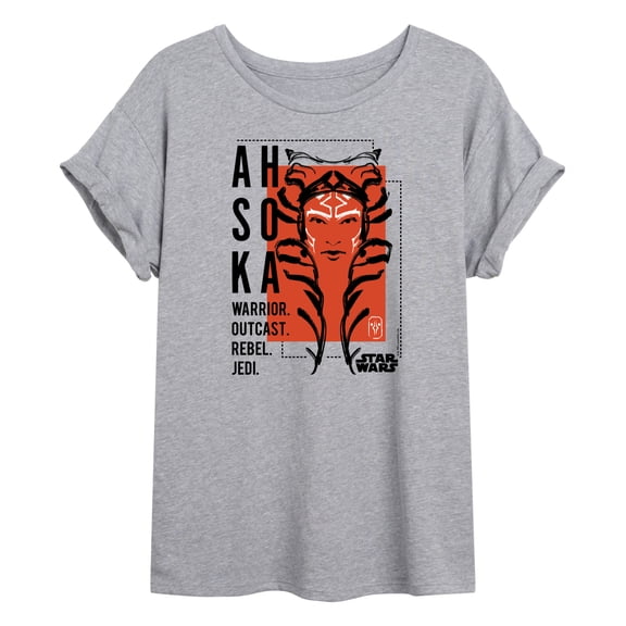 Star Wars - Ahsoka Collage - Women's Oversized Graphic T-Shirt