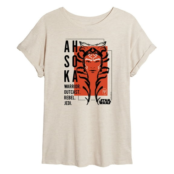 Star Wars - Ahsoka Collage - Women's Oversized Graphic T-Shirt