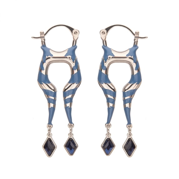 Star Wars Ahsoka Dangle Earrings with Gems
