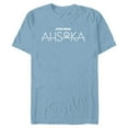 thumbnail image 1 of Star Wars Ahsoka Disney+ Series Logo Ahsoka Tano Disney Plus - Short Sleeve Blended T-Shirt for Adults - Customized-Ocean Blue, 1 of 5