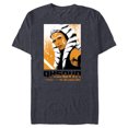 thumbnail image 1 of Star Wars Ahsoka Face and Name in Aurebesh Disney+ Series - Short Sleeve Blended T-Shirt for Adults - Customized-Navy Heather, 1 of 5