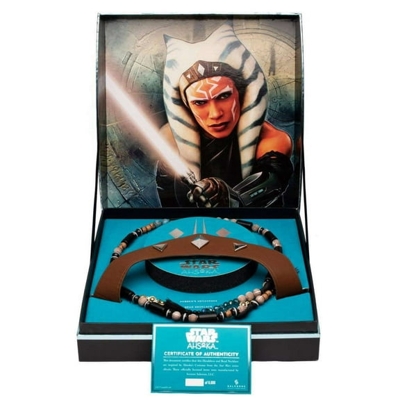 Sales One LLC Star Wars Fandom with Black Ashoka Tiara And Necklace Set