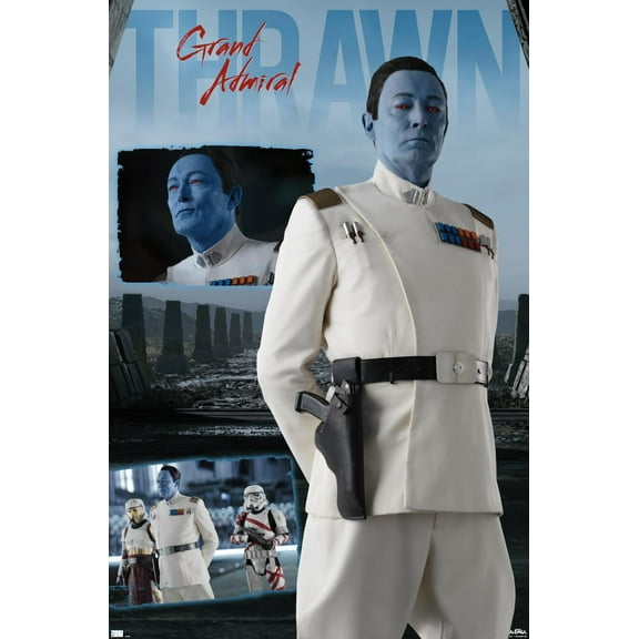 Star Wars: Ahsoka - Grand Admiral Thrawn Wall Poster, 22.375" x 34"