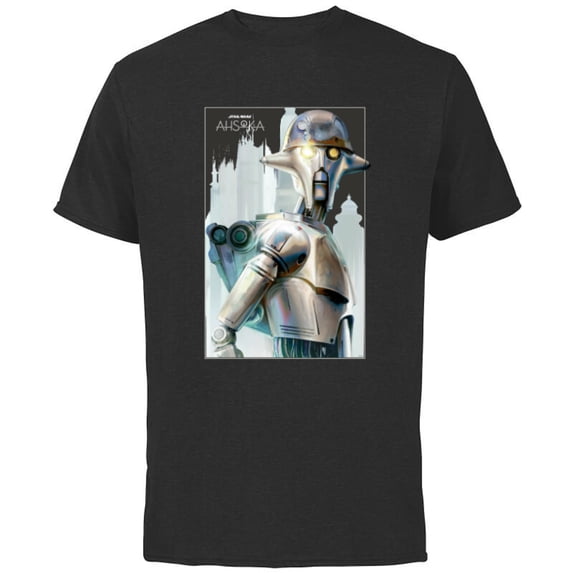 Star Wars Ahsoka Huyang Droid Architect of Jedi Lightsabers - Short Sleeve Cotton T-Shirt for Adults - Customized-Black
