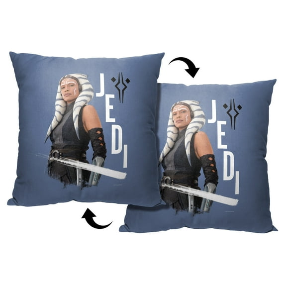 Star Wars Ahsoka Jedi Ahsoka Tano Kids Printed Throw Pillow, 18 x 18 inches