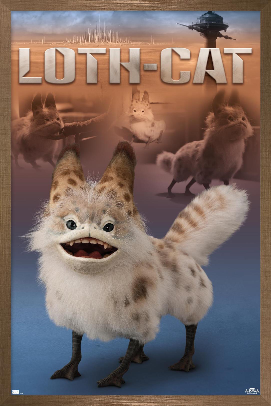 Star Wars Ahsoka LothCat Wall Poster, 22.375" x 34" Framed