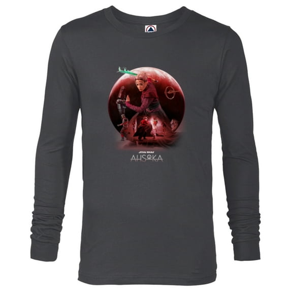 Star Wars Ahsoka Part 8 Morgan Elsbeth and Zombie Troopers - Long Sleeve T-Shirt for Men - Customized-Charcoal Heather
