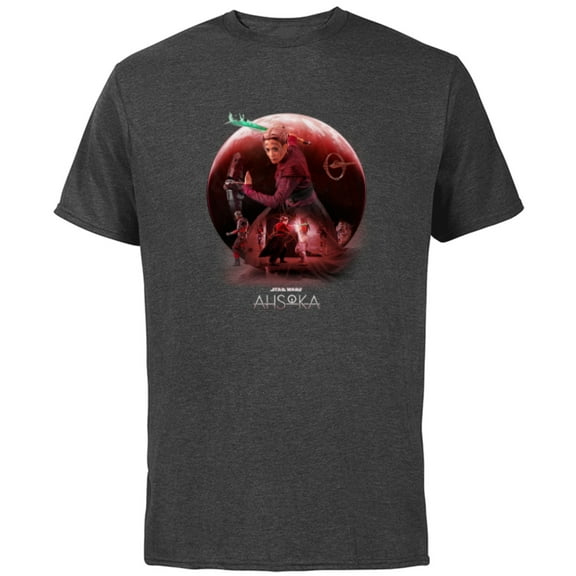 Star Wars Ahsoka Part 8 Morgan Elsbeth and Zombie Troopers - Short Sleeve Cotton T-Shirt for Adults - Customized-Charcoal