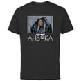 thumbnail image 1 of Star Wars Ahsoka Part One Iconic Image Removing Hood & Logo - Short Sleeve Cotton T-Shirt for Adults - Customized-Black, 1 of 5