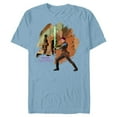 thumbnail image 1 of Star Wars Ahsoka Part Two Sabine Wren Mural and Lightsaber - Short Sleeve Blended T-Shirt for Adults - Customized-Ocean Blue, 1 of 5