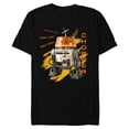 thumbnail image 1 of Star Wars Ahsoka Rebels Chopper Droid Speak Wah Wah Wah - Short Sleeve Blended T-Shirt for Adults - Customized-Black, 1 of 5