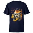 thumbnail image 1 of Star Wars Ahsoka Rebels Chopper Droid Speak Wah Wah Wah - Short Sleeve T-Shirt for Kids - Customized-Navy, 1 of 5